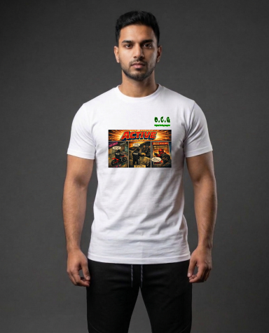 O.C.G graphical Active T-shirt